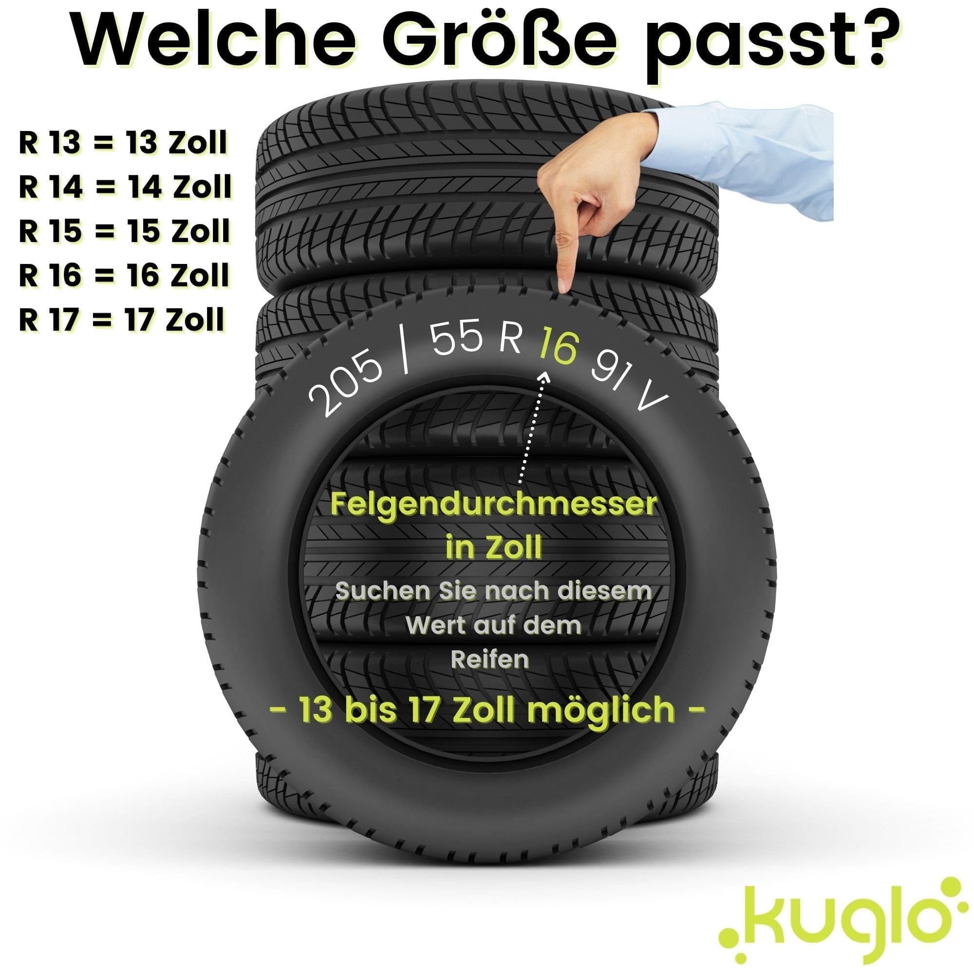 Radkappen schwarz - 4 Stück Hit Radzierblenden für Stahlfelgen 13-16 Zoll