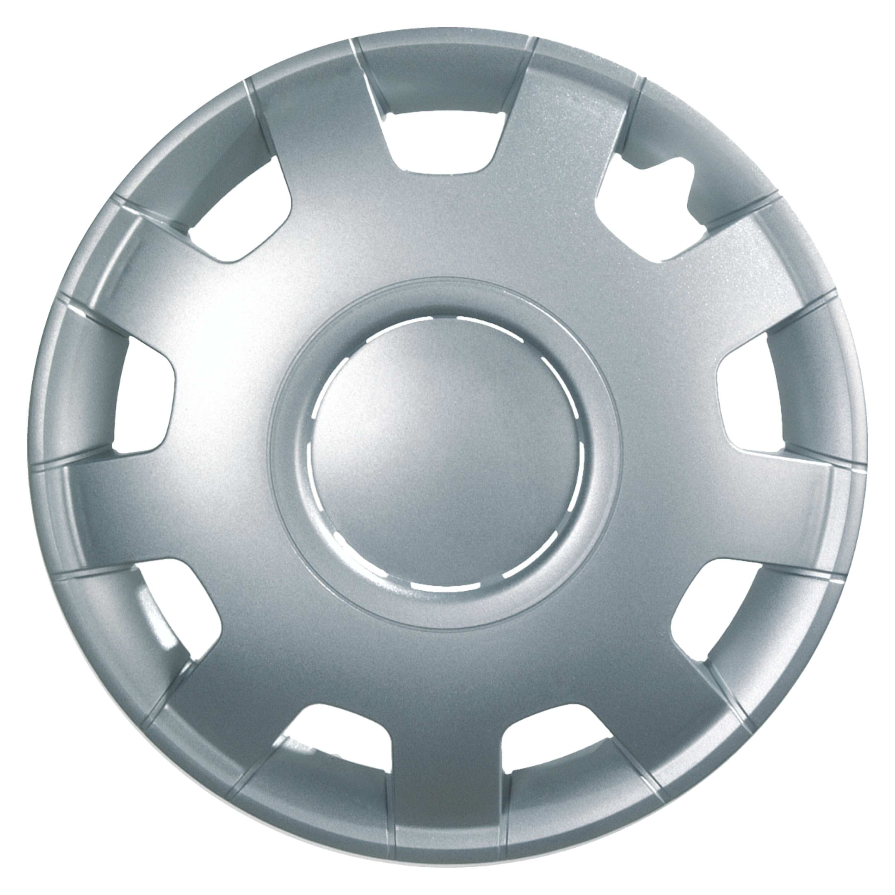 Radkappen silber - 4 Stück Alfa Radzierblenden für Stahlfelgen 13-16 Zoll