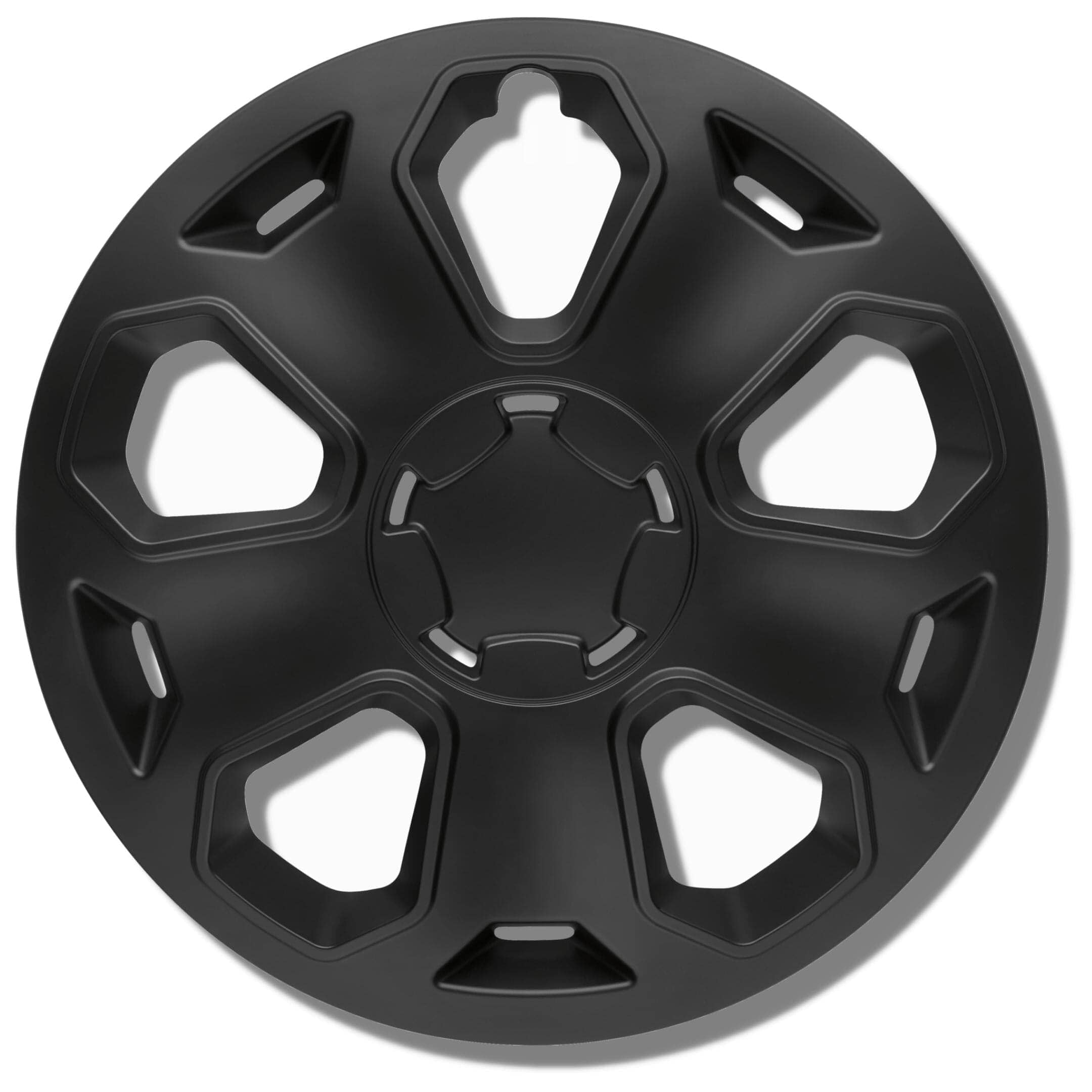 Radkappen silber oder schwarz - 4 Stück Topas Radzierblenden für Stahlfelgen 13-16 Zoll