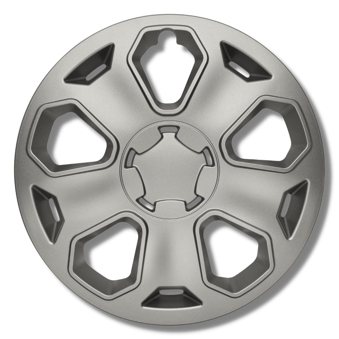 Radkappen silber oder schwarz - 4 Stück Topas Radzierblenden für Stahlfelgen 13-16 Zoll