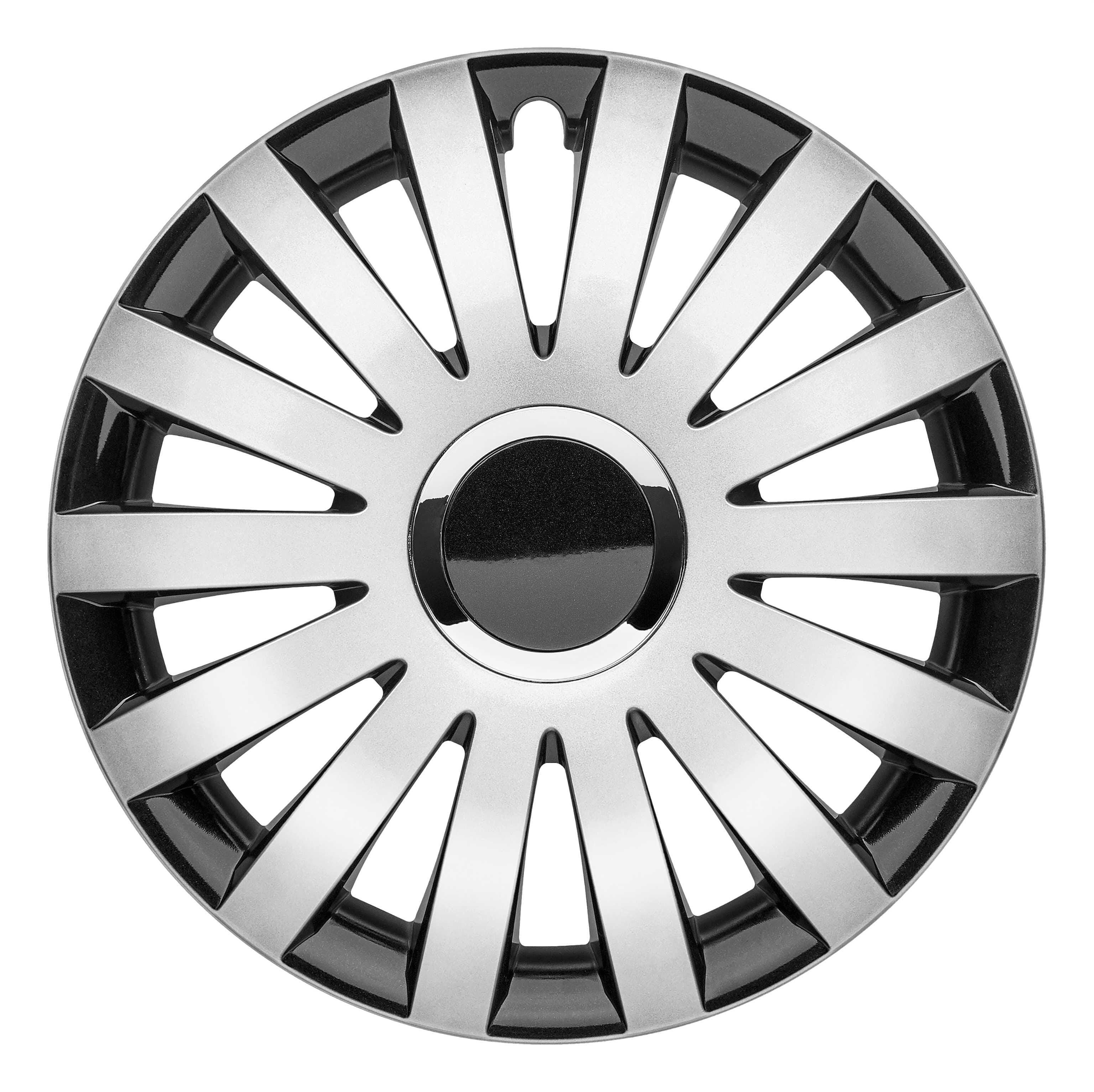 Radkappen silber-schwarz-grau-weiss - 4 Stück Sail Radzierblenden für Stahlfelgen 13-16 Zoll Fahrzeuge & Teile KuGlo Auto-Räder-Freizeitzubehör GmbH 13 Zoll Silber