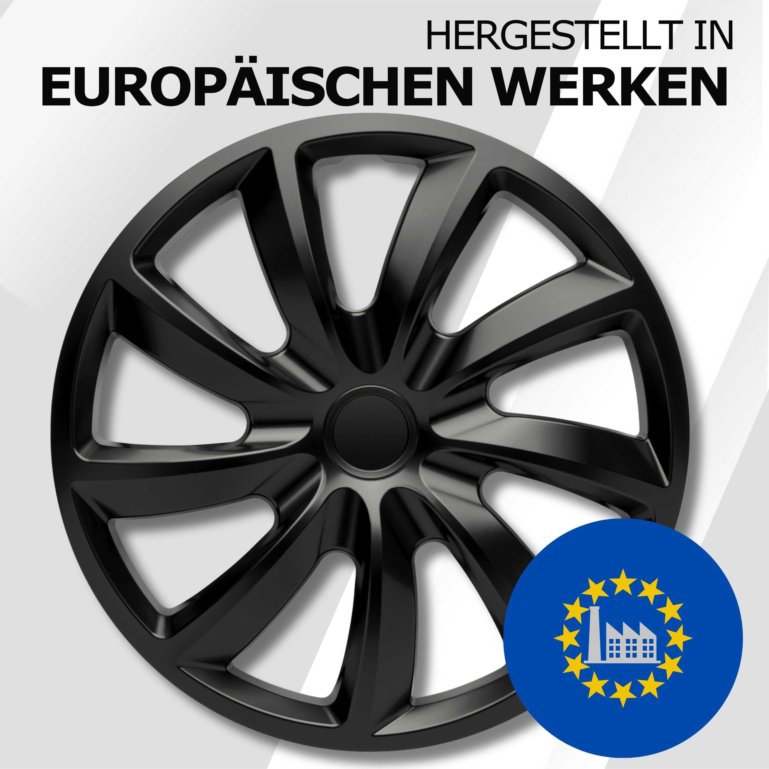 Aqua Radkappen 14–17 Zoll – Produktfoto Schrägansicht
