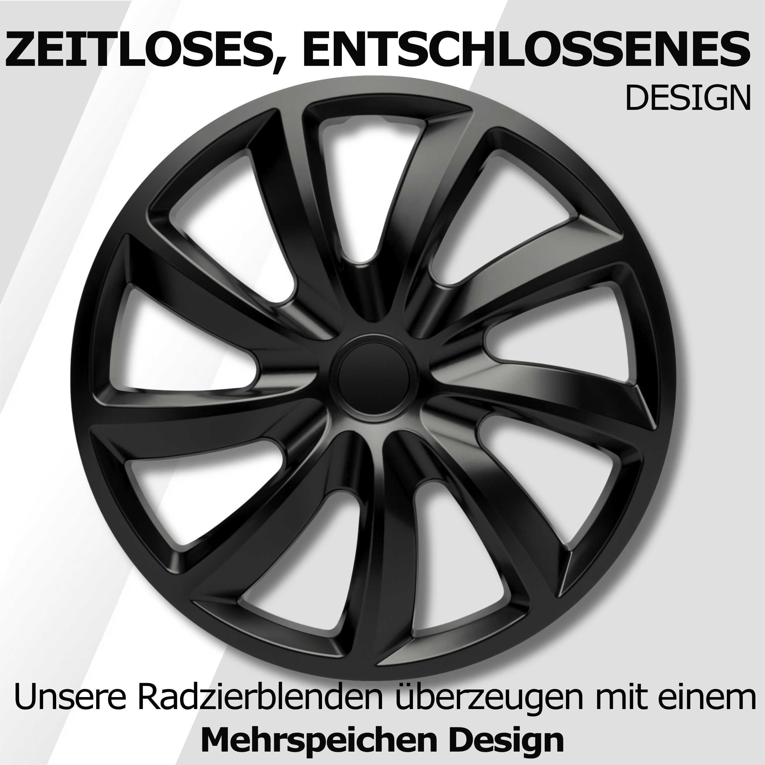 Aqua Radkappen 14–17 Zoll – Seitenansicht Detailaufnahme