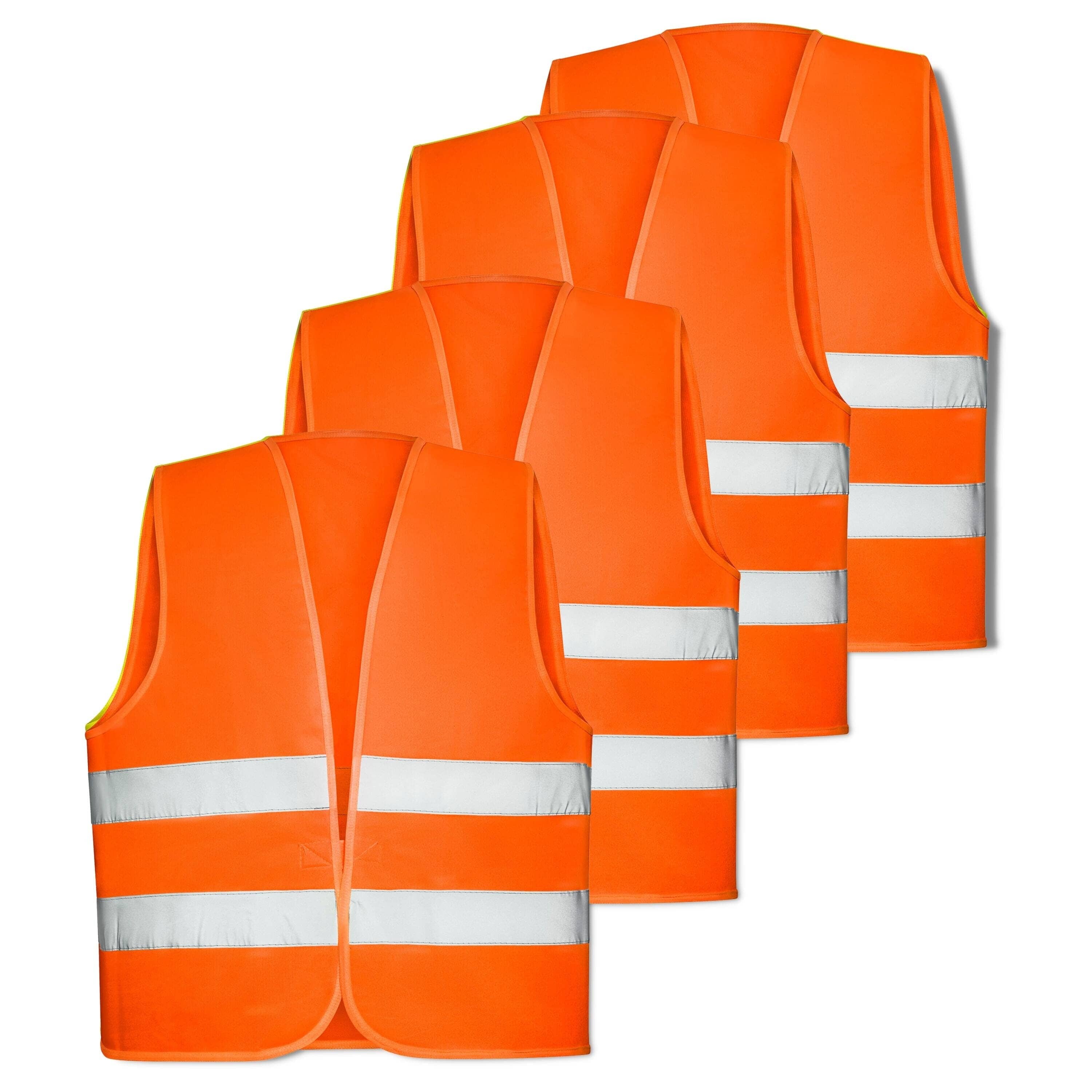 Warnwesten Gelb oder Orange XL/XXL (Angebot 10/20/50 Stück) // Gelbund10  Warnwesten - WarnwestenDruckerei
