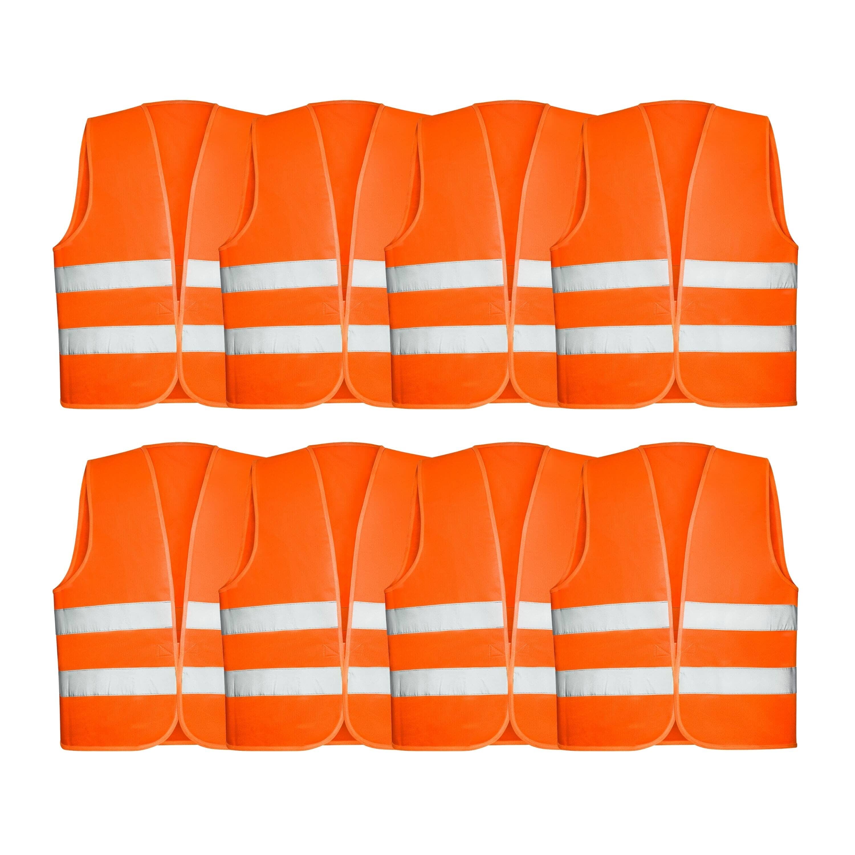 Warnwesten orange oder gelb EN ISO 20471 - PKW Pannenweste 2023 Unfall