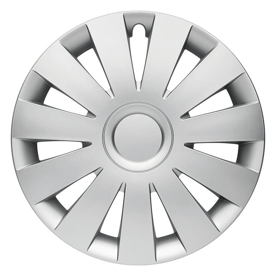 Kuglo Hubcaps Empire Silver or Black 4 pieces