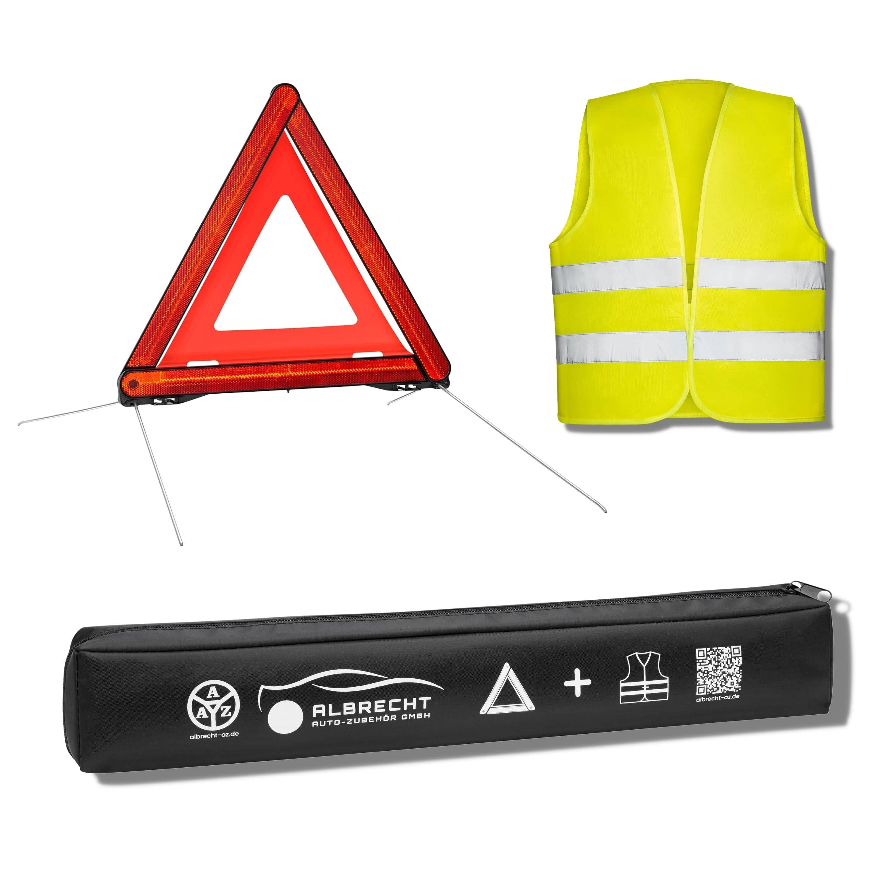 VICASKY 2 Sätze Warnschild Sicherheitsreflektierende Dreiecke  Auto-straßen-kit Auto-straßendreieck Warndreieck Auto-sicherheitswarntool